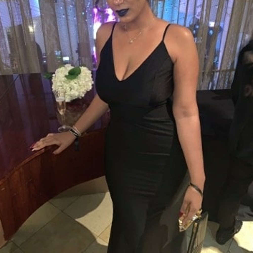 Black mermaid dress